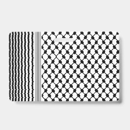 Palästinensische Hatta Keffiyeh Kufiya Folk (2 Mus Ausweis