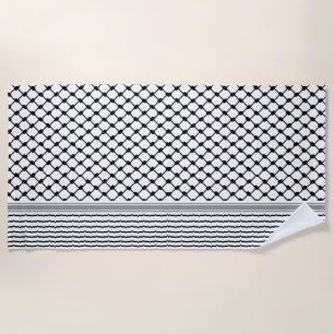 Palästinensische Hatta Keffiyeh Kufiya Folk (2 Mus Strandtuch