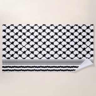 Palästinensische Hatta Keffiyeh Kufiya Folk (2 Mus Strandtuch