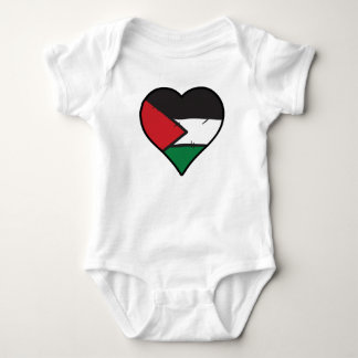 Palästinensische Herzenflagge Baby Strampler