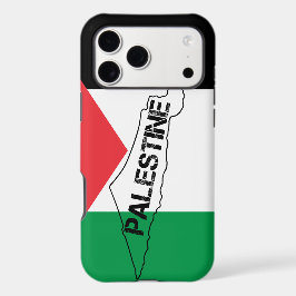 Palästinensische Karte für das freie Palästina auf