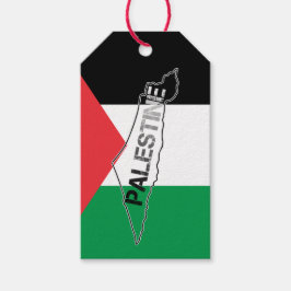 Palästinensische Karte für das freie Palästina auf Geschenkanhänger