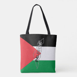 Palästinensische Karte für das freie Palästina auf Tasche
