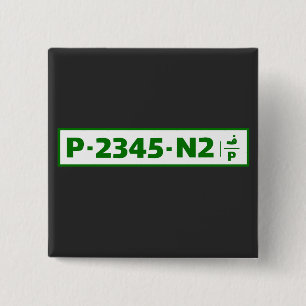 Palästinensische Kennzeichen für Kraftfahrzeuge - Button