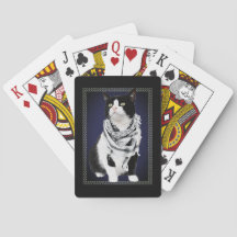 Palästinensische Kufiya-Katzenspielkarten