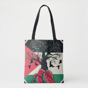 palästinensische Kultur Palästina Wassermelone Oli Tasche
