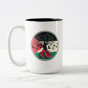 palästinensische Kultur Palästina Wassermelone Oli Zweifarbige Tasse