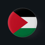 Palästinensische (palästinensische) Flagge Button<br><div class="desc">Anpassbare World Flag Produkte - Bitte fühlen Sie sich frei,  Ihren eigenen Text hinzuzufügen.</div>