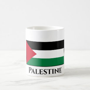 Palästinensische (palästinensische) Flagge Kaffeetasse