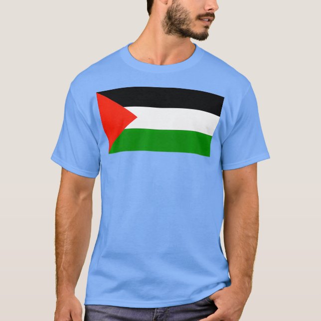Palästinensische Prämienflagge T-Shirt (Vorderseite)