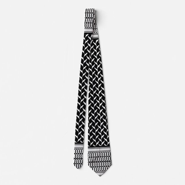 Palästinensische Schürze Keffiyeh Küchentücher Krawatte (Rückseite)