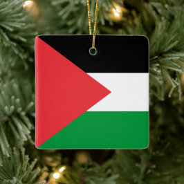 Palästinensische Staatsflagge Keramikornament