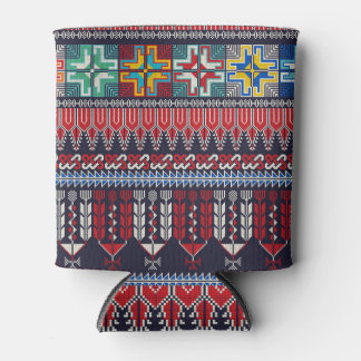 Palästinensische Stickerei Motif Muster. Dosenkühler