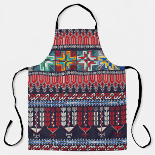 Palästinensische Stickerei Motif Muster. Schürze