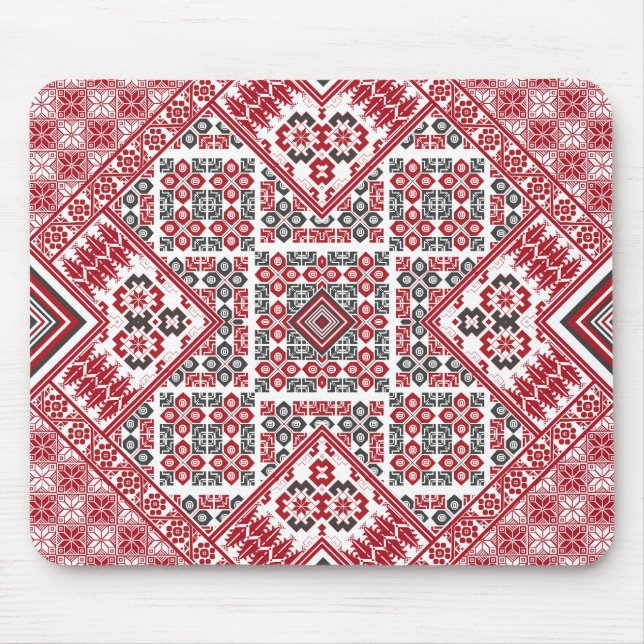 palästinensische Stickerei Muster 2 Mousepad (Vorne)