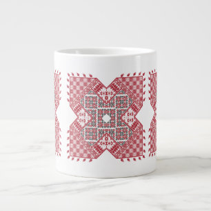 Palästinensische Stickerei Muster Jumbo-Tasse