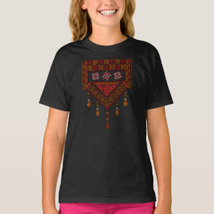 Palästinensische Tatreez Stickerei Kunst T-Shirt