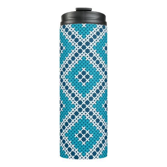 Palästinensische Traditionelle Stickerei Thermosbecher (Vorderseite)