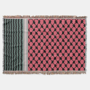 Palästinensische Wassermelone Hatta Keffiyeh Kufiy Decke