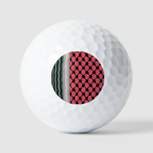 Palästinensische Wassermelone Hatta Keffiyeh Kufiy Golfball