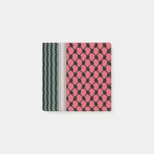 Palästinensische Wassermelone Hatta Keffiyeh Kufiy Post-it Klebezettel