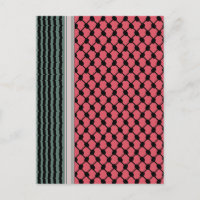 Palästinensische Wassermelone Hatta Keffiyeh Kufiy