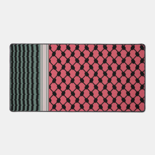 Palästinensische Wassermelone Hatta Keffiyeh Kufiy Schreibtischunterlage