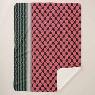 Palästinensische Wassermelone Hatta Keffiyeh Kufiy Sherpadecke