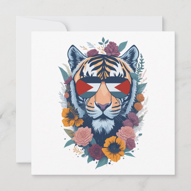 Palästinensischer Tiger - Palästina-FLAG (Vorderseite)