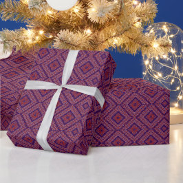 Palästinensisches Stickereimuster-Wrap-Papier Geschenkpapier