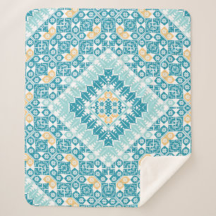 palästinensisches Stickmuster Sherpadecke