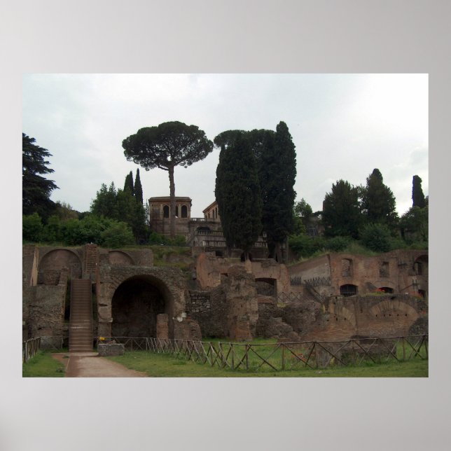 Palatine Hill in Rom, Italien Poster (Vorne)
