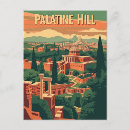 Palatine Hill, Rom, Italien Ruinen Kunst Postkarte