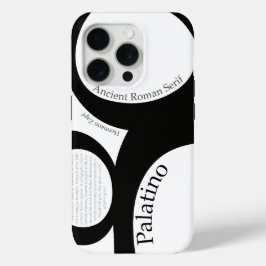 Palatino Typography Demo Case-Mate iPhone Hülle