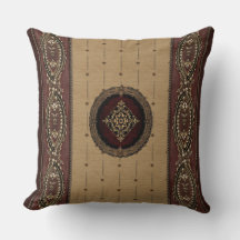 Palatio Elegance Rot und Gold Keuchkissen