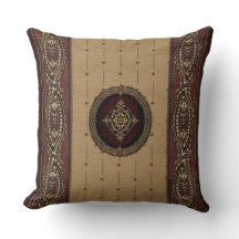 Palatio Elegance Rot und Gold Keuchkissen