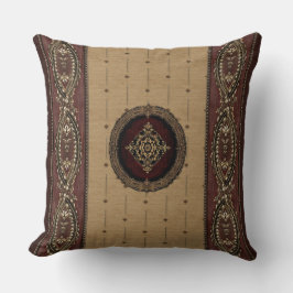 Palatio Elegance Rot und Gold Keuchkissen Kissen