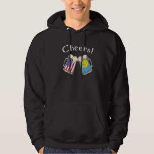 Palau-amerikanisches Patriot gewachsenes Land Pros Hoodie