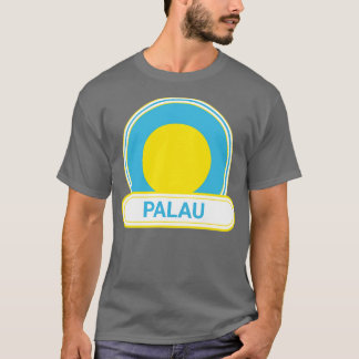 Palau Country Abzeichen Palau Flag T-Shirt