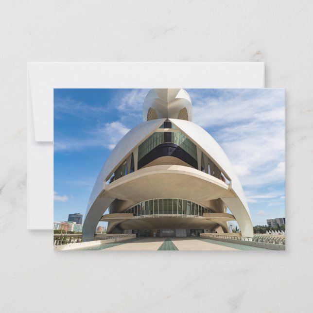 Palau de les Arts Reina Sofia, Valencia Einladung (Vorderseite)