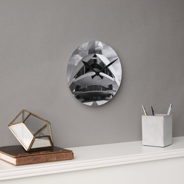 Palau de les Arts Reina Sofia, Valencia Runde Wanduhr (Büro)