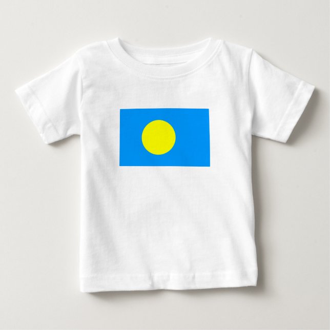 Palau Flag Baby T-shirt (Vorderseite)
