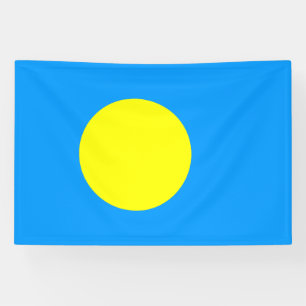 Palau Flag Banner