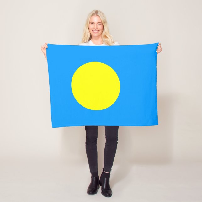 Palau Flag Fleecedecke (Beispiel)