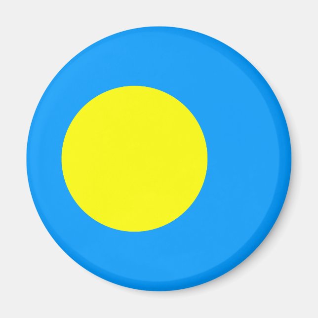 Palau Flag Magnet (Vorne)