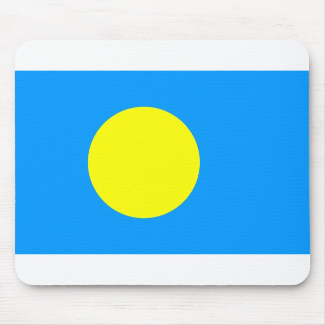 Palau Flag Mousepad (Vorne)