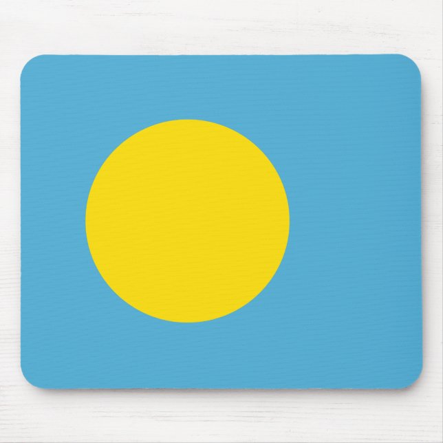 Palau Flag Mousepad (Vorne)
