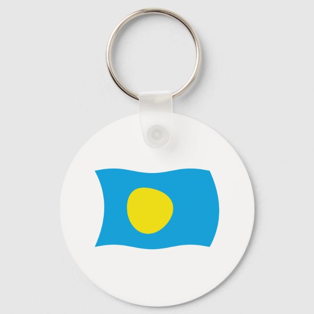 Palau Flag Schlüsselanhänger (Vorderseite)