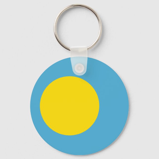 Palau Flag Schlüsselanhänger (Vorderseite)