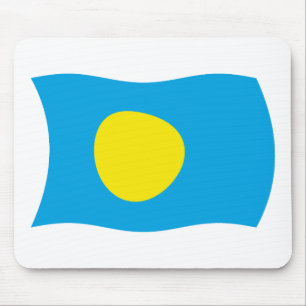 Palau-Flagge-Mauspad Mousepad